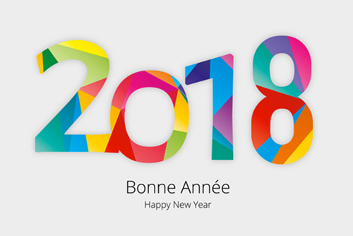 Une belle et heureuse année 2018 !